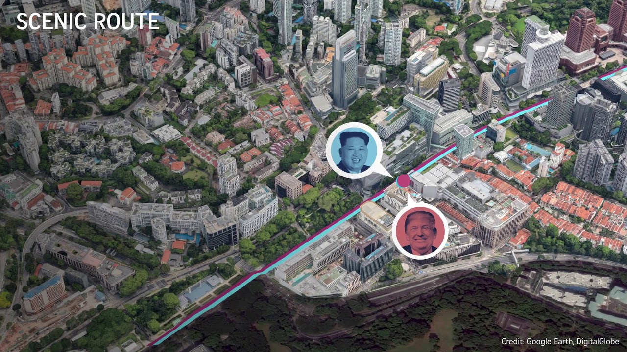 Trump-Kim summit: Routes to Capella Singapore
