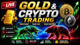 💰 LIVE Trading Gold &amp; Bitcoin | Small Capital Big Profit 💥 | Join Now