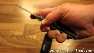 Gerber Freeman Guide Gut Hook Folder 31-000592 Demo