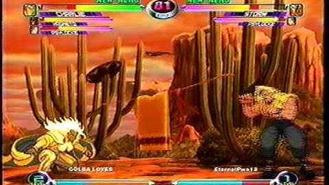 MvC2 Online (360): Brett (Cha/Mag/Psy) vs EternalPwn13 (MSP) 2 .:9.10.09:.