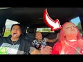 Falling asleep while driving prank on my family