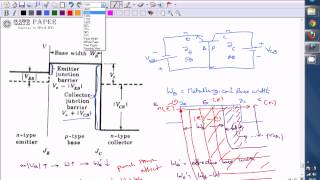 Famous GATE 1997 ECE find base width and CB current gain in punch through condition of NPN transistor Profile
