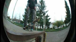Victor Kickflips the Dock