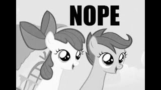 Rainbow Dash Busted Black And White