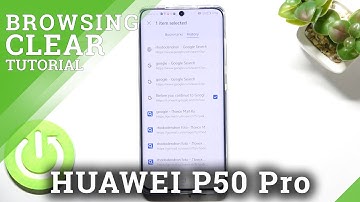 How to Clear Browsing Data on HUAWEI P50 Pro - Delete Browsing Data