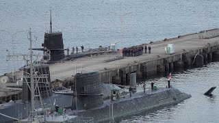 2025海上自衛隊呉基地 空母KAGAライブ配信「12月13日（土）空母KAGAさんは？優秀な潜水艦部隊は帰って来たかな❔👀」