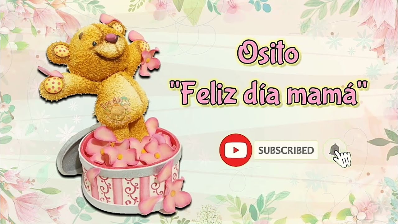 Osito "Feliz día Mamá"