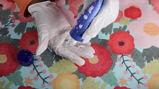 WINTER BERRY LOTION ASMR CHEWING GUM / GLOVES SOUNDS