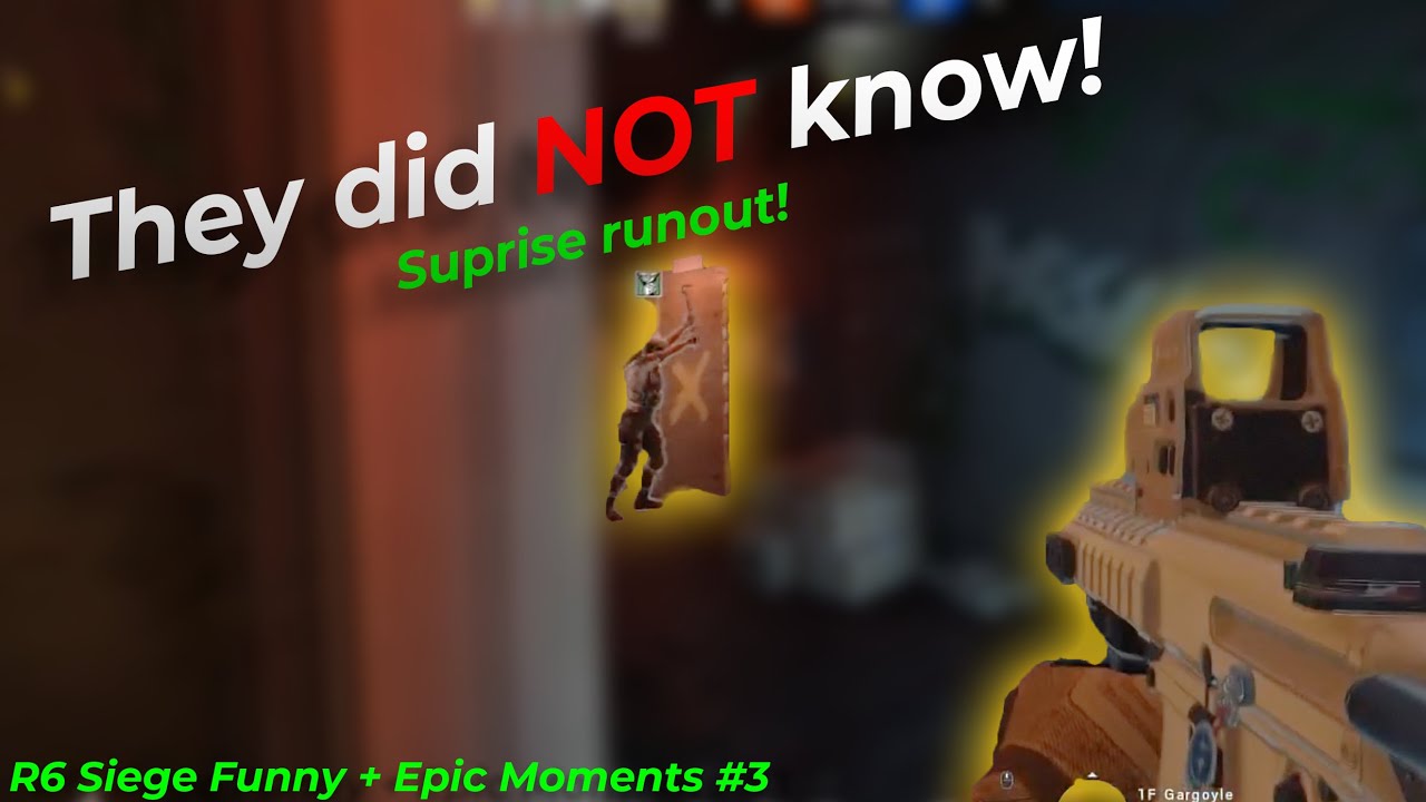 Surprise Run-out! | Rainbow Six Siege Funny + Epic Moments - YouTube