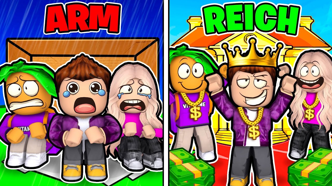 Habe eine ARME vs REICHE FAMILIE in Roblox!