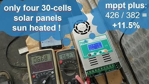 positive test: 60A PowMr mppt (EASun, EcgSolax) - only 2x4 hot 30-cell Dokio 18V DFSP-100M
