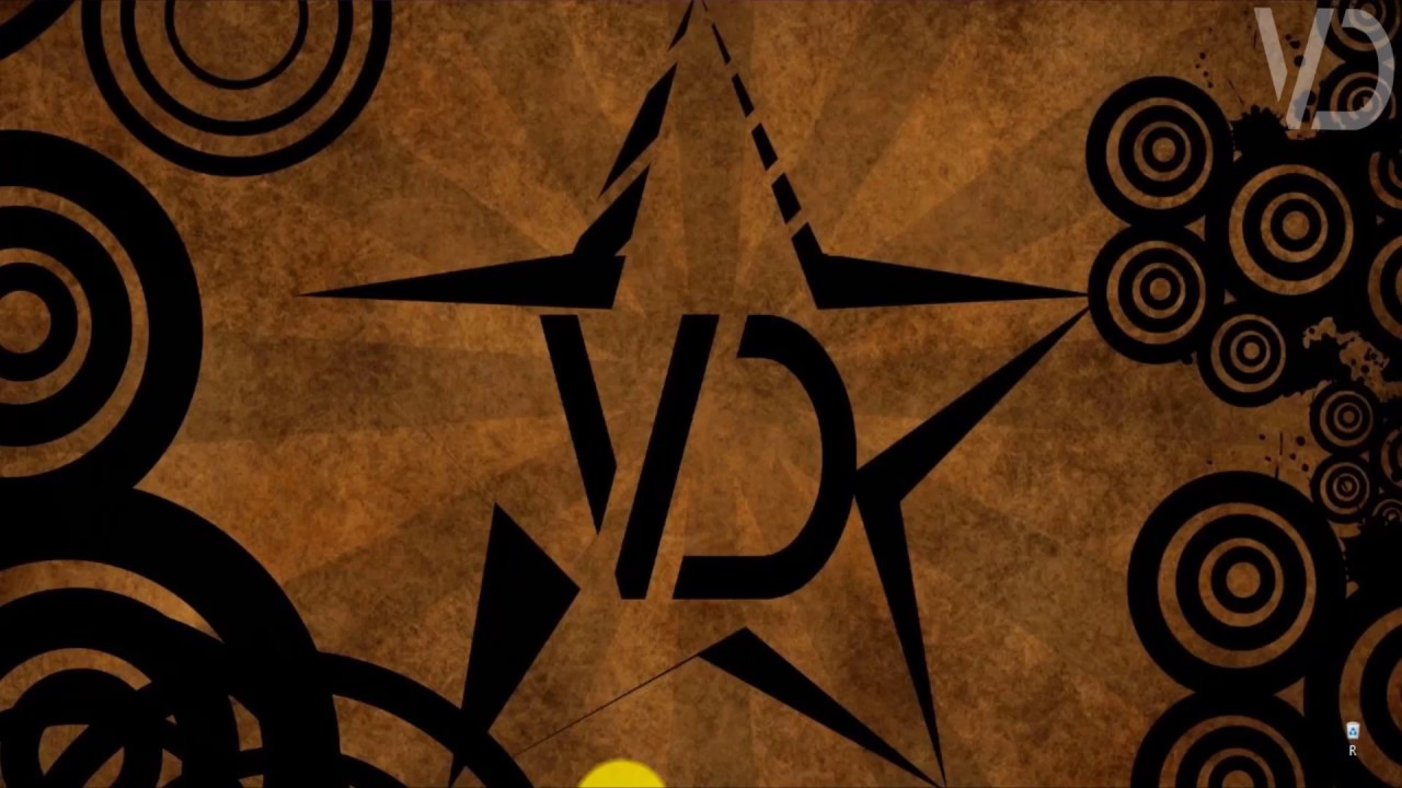 #9 How to make simple LOGO Photoshop Tutorial || VD Studio