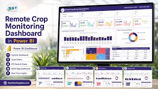 Remote Crop Monitoring Dashboard in Power BI
