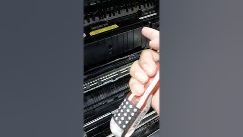 Remove Fuser HP Printer E87640 Serial