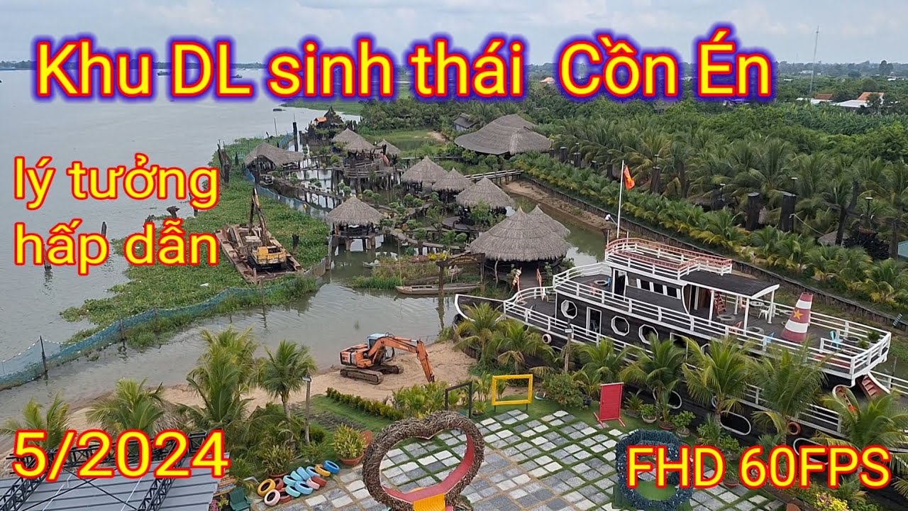 Khu du lịch sinh thái Cồn Én xã Tấn Mỹ huyện Chợ Mới điểm đến lý tưởng độc lạ