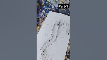 part 1 #stringart #threadwork #ganesha #stringarttutorial