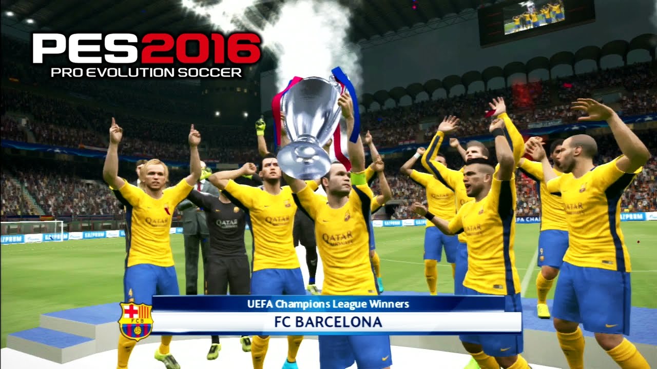 PES 2017, Borussia Dortmund vs Barcelona, UEFA Champions League 2021