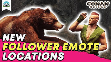 New Follower Emote Locations, Exiled Lands, Update 2.8 - Guide | Conan Exiles