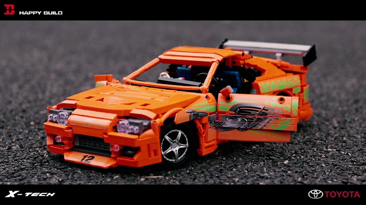 Happy Build TOYOTA authorized supra A80 racingcar | building blocks | toy car