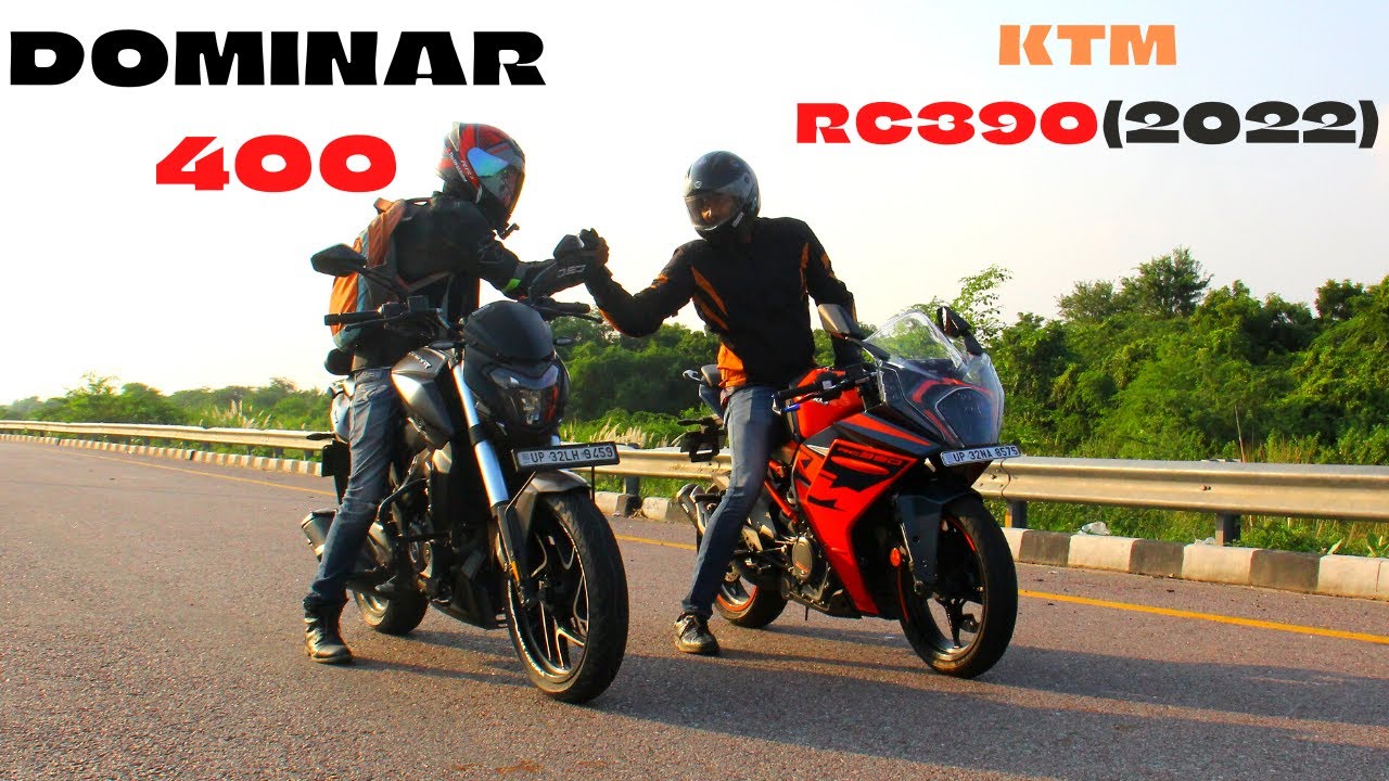 Dominar 400(BS6) vs KTM RC390(2022) Drag Race | Top End Battle