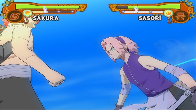 Naruto KM2 Vs Sakura Byakugou - AKATSUKI MOD - PS2 - Naruto