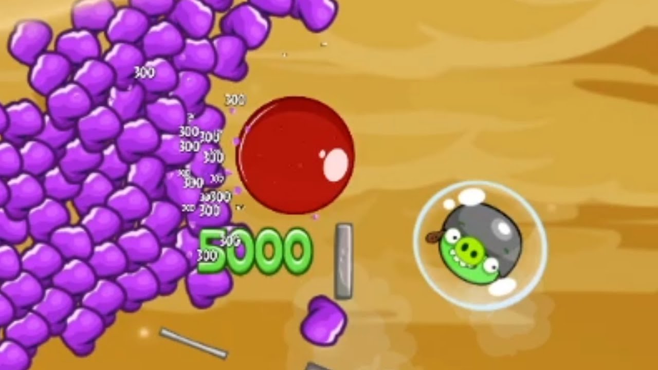 Angry Bird Space Cosmic Madness - Red Planet all levels