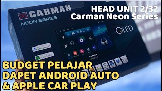 Murah! Bisa Apple Car Play & Android Auto - Carman CR 888 Android Head Unit9' inch Ram 2/32 GB