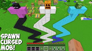 Nobody KNOWS ABOUT THIS WAY TO SPAWN SUPER LONG SNAKE MOBS in Minecraft ! SNAKE MOB !