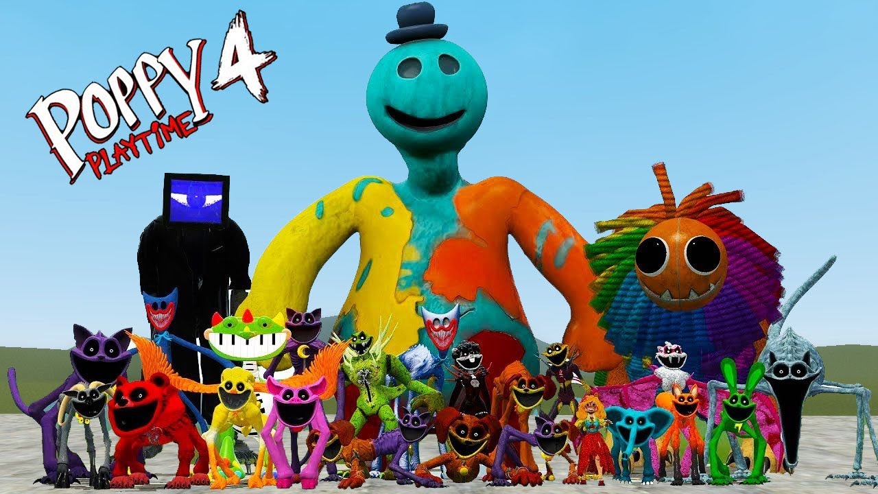 ME ENFRENTO A DOEY THE DOUGHMAN POPPY PLAYTIME 4 EN UNA BATALLA EPICA DE GARRY'S MOD!