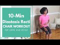 10 Minute Diastasis Recti (Abdominal / Core) Chair Workout:  For Home and Office (2019)