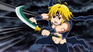 七つの大罪 | メリオダスはアサルトモードをオンにして魔神王を破壊力で粉砕する, Meliodas turns on assault mode to crush the Demon King