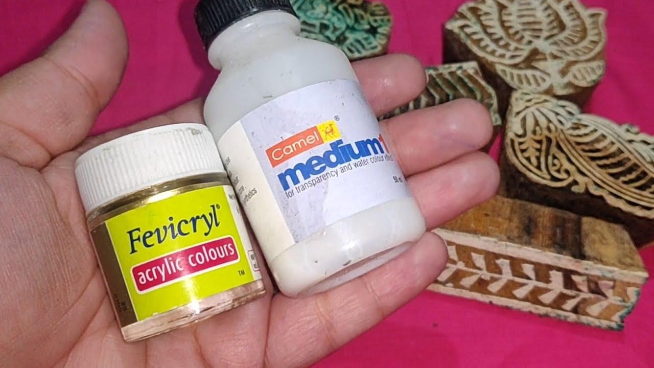 Plain कुर्ती को Design करने का शानदार तरीका Golden Block Printing on fabric : Step by Step Tutorial