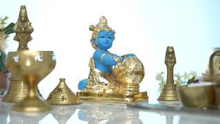Lord Krishna Idol | Handcrafted Laddu Gopal Murti | Baby Krishna Statue For Home Decor | Idolkart