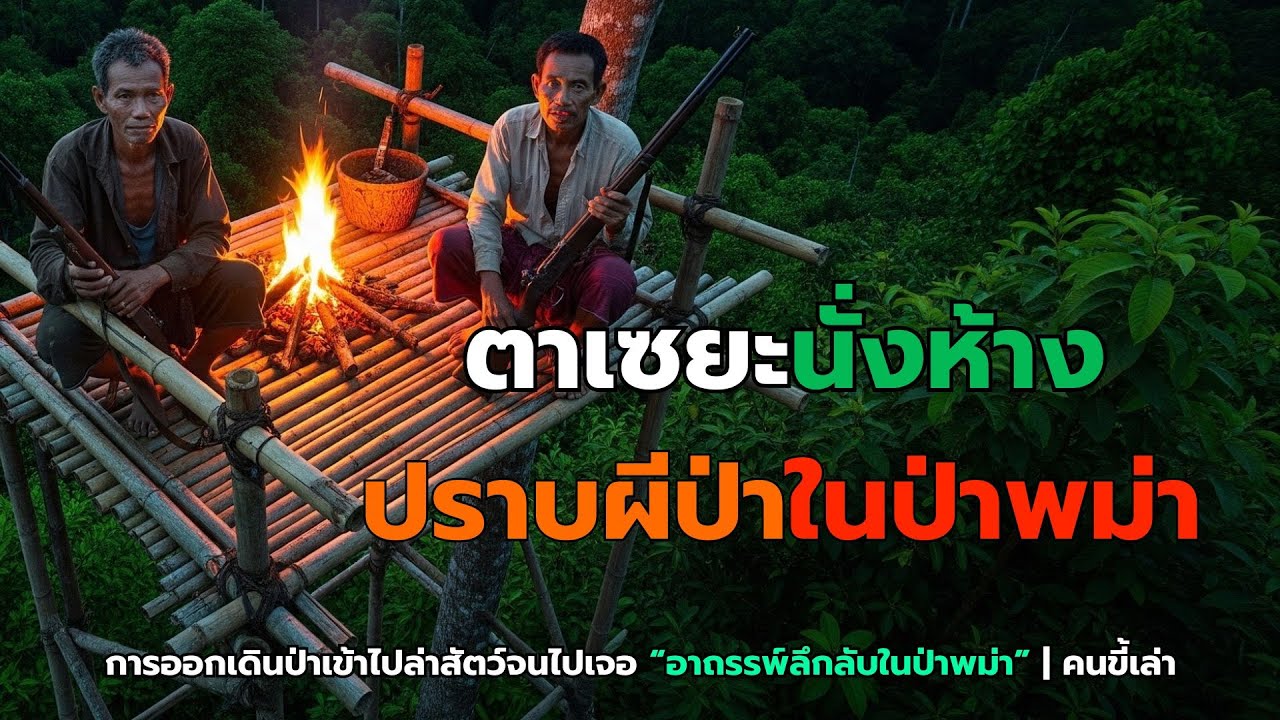 ตาเซยะนั่งห้าง ปราบผีป่ากลางป่าพม่า | คนขี้เล่า