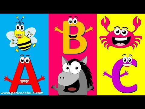 Abecedario para niños - Canción infantil - ABC con animales