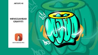 DIGITAL GRAFFITI DI SKETCHBOOK PRO #artlife 48 screenshot 5