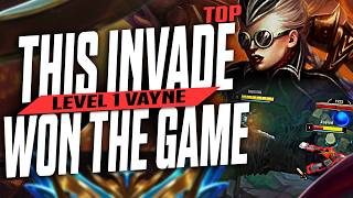 THE CRAZIEST LEVEL 1 VAYNE INVADE EVER INTO HARD CARRY - League of Legends Vayne Commentary