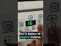 Why AC Temperature Don't Go Below 16 Degree Celsius
