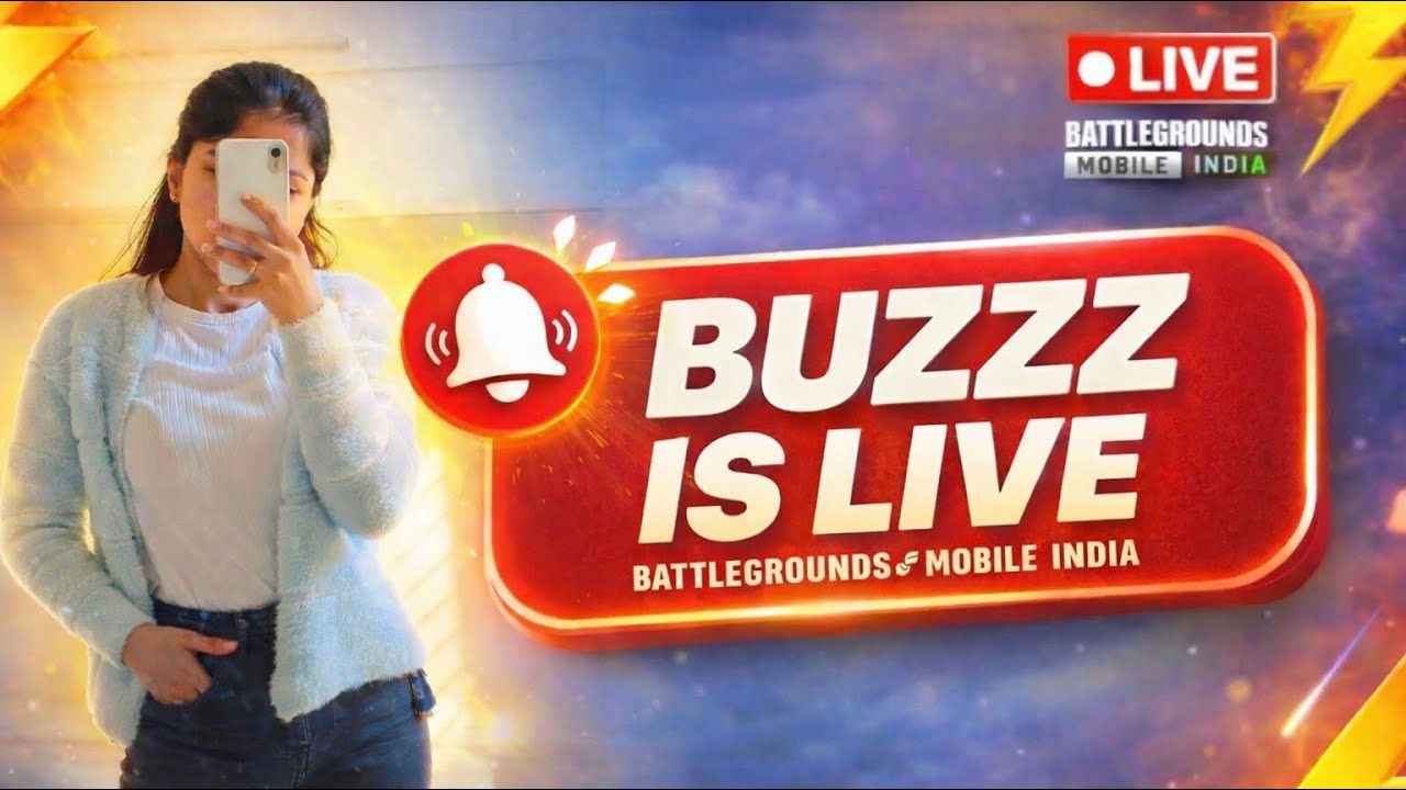 BUZZZ IS LIVE  | मराठी मुलगी | Buzzz is live | BGMI LIVE #girlgamer#bgmi#punekar#bandhilki