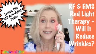 Testing This LED Anti-Aging Device/RF & EMS Red Light Therapy - Will It Reduce Wrinkles?