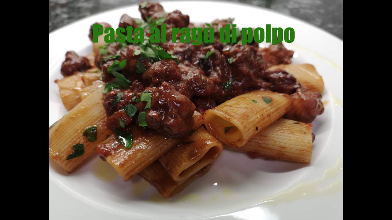Pasta al ragù di polpo