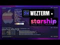 Make Your Mac Terminal Awesome: Easy WezTerm &amp; Starship Setup