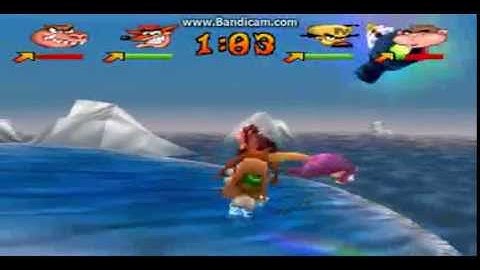 Crash Bash Tilt Panic gameplay