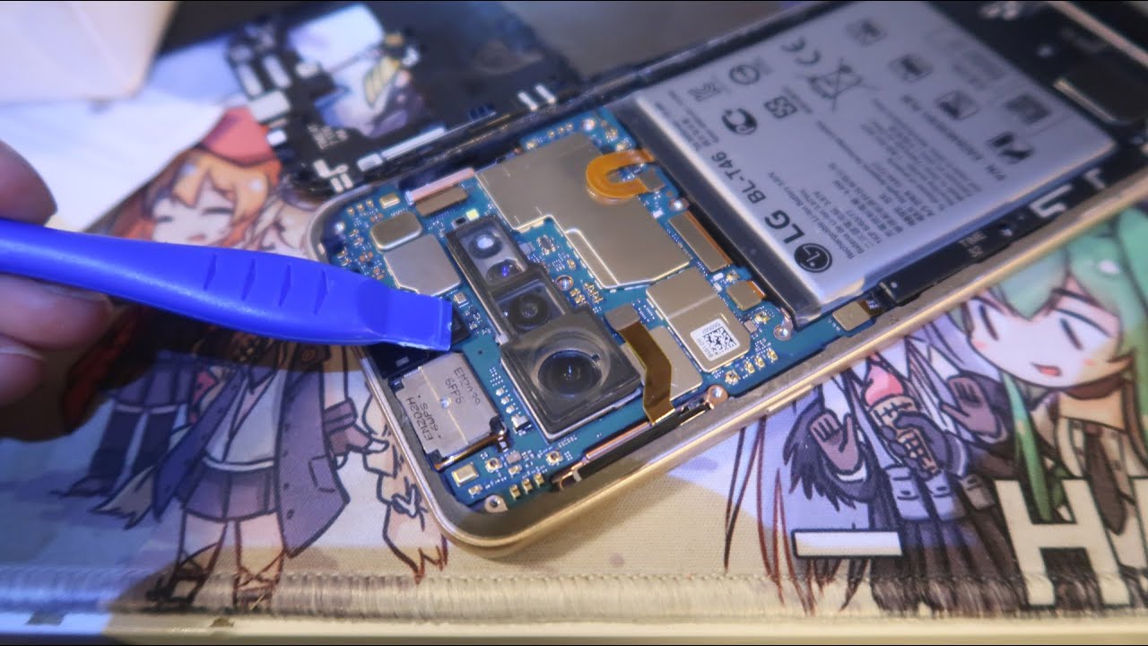 How to Replace / LGV60 Smart Phone Camera Module to Repair Blurry 1x 2x ...