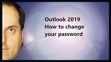Outlook 2019 How to change your password