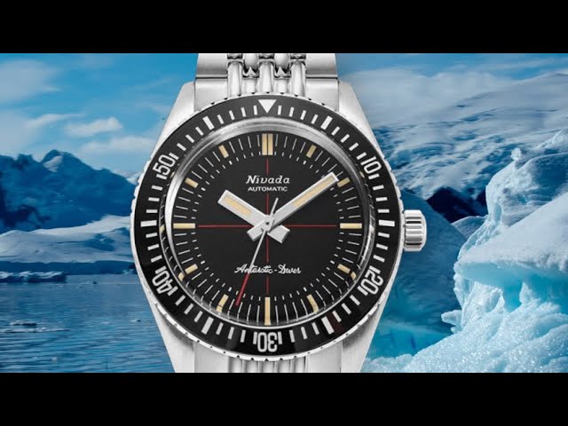 Nivada Grenchen Antarctic Diver Automatic 32044A04 - YouTube