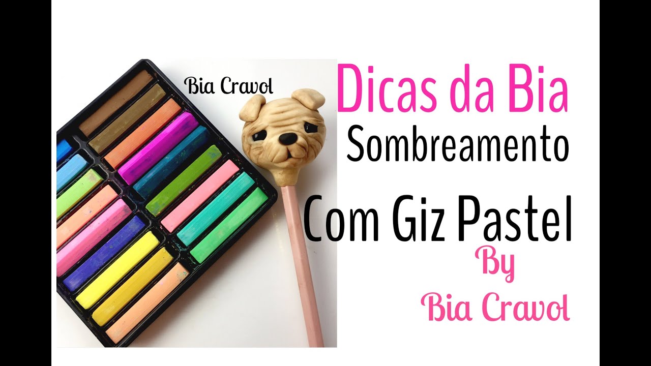 Sombreamento com Giz Pastel Seco - Dicas da Bia