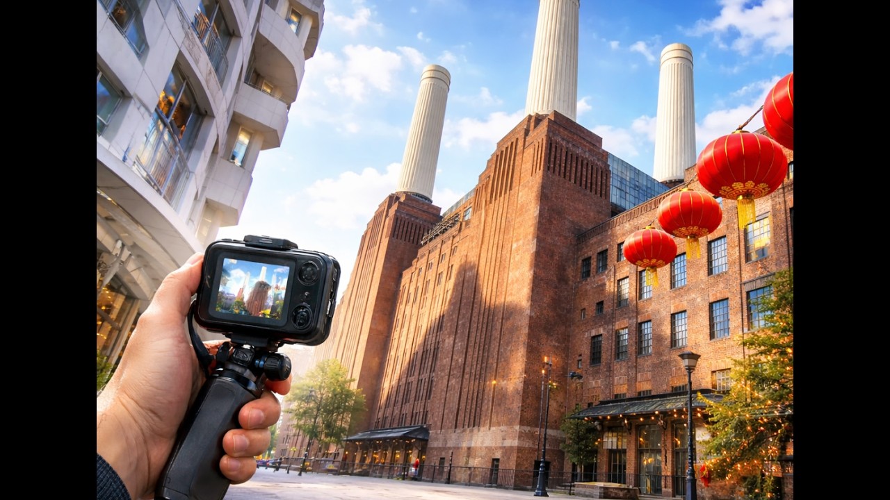 Battersea Power Station Walk 🇬🇧 From Tube to Turbine Halls | London Icon in 1080p (POV)