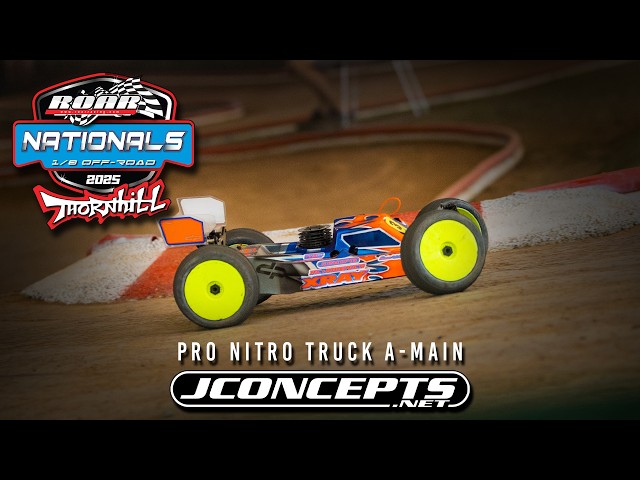 2025 ROAR 1/8th Off-Road Nationals Nitro Truggy A Main - YouTube