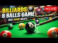 Billiards 🎱 8 balls live online games Roz Asmr beats